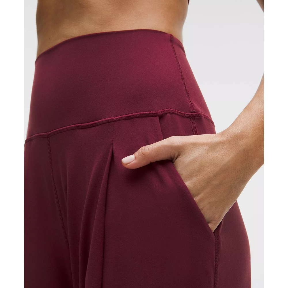 218-Lululemon-Align Palazzo Pant Tall-Burgundy Bay - Picture 5 of 7